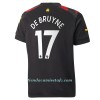 Camiseta de fútbol Manchester City De Bruyne 17 Segunda Equipación 2022-23 - Hombre